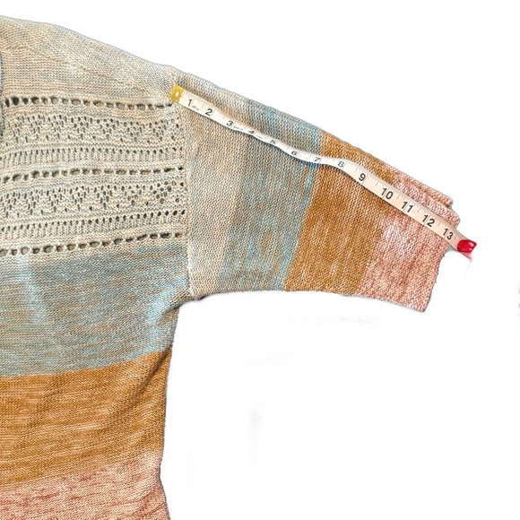 Maurices Blue and Brown Striped Cardigan - Picture 11 of 12